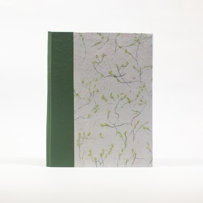 String of Hearts - Journal | Sketchbook | Notebook - Handmade-paper bound hardcover book - image2